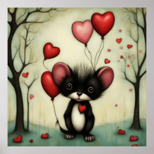 Poster Skunk Love 2