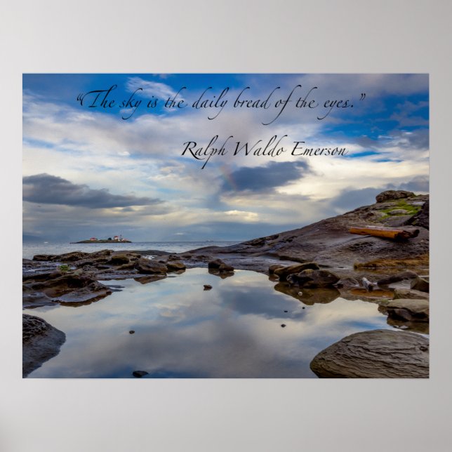 Poster Sky Inspriational Quote (Frente)