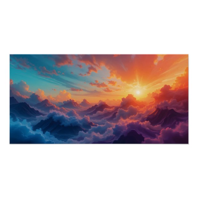 Pôster Sky Ocean (Frente)