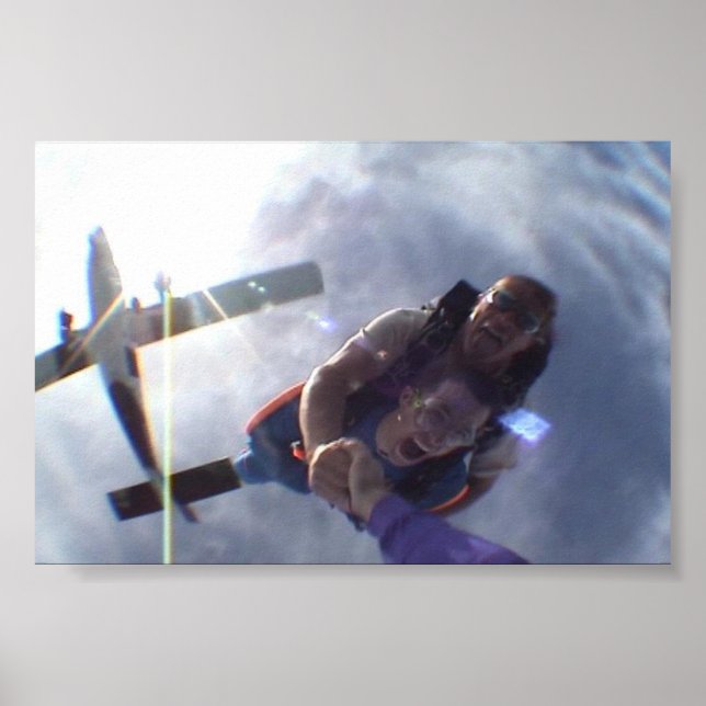 Pôster skydive (Frente)