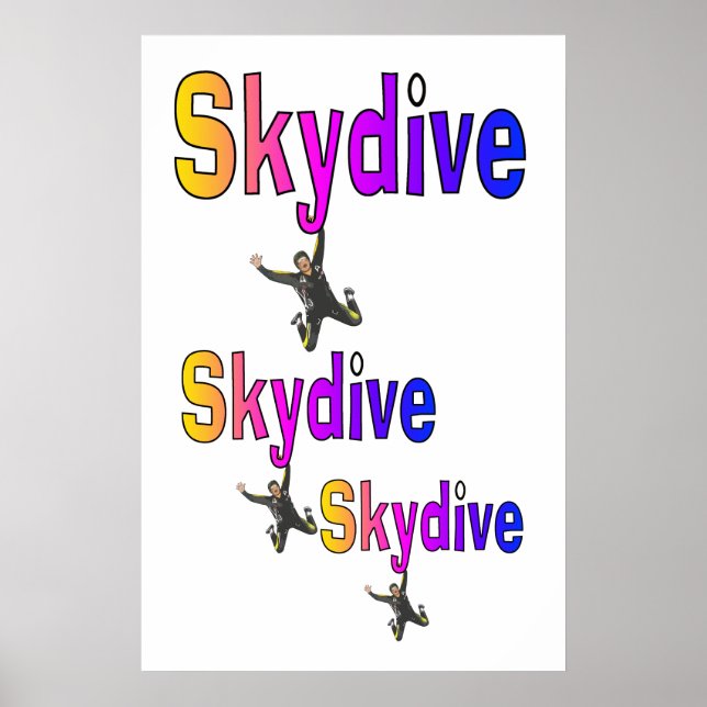 Poster Skydive (Frente)