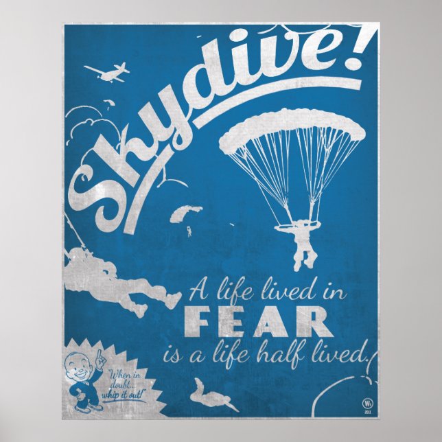 Poster Skydive! (Frente)