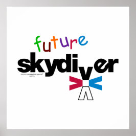 Pôster Skydiver futuro