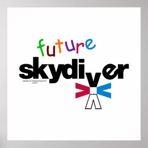 Pôster Skydiver futuro