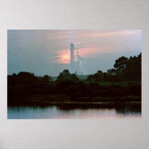 Pôster Skylab 4 no Launch Pad