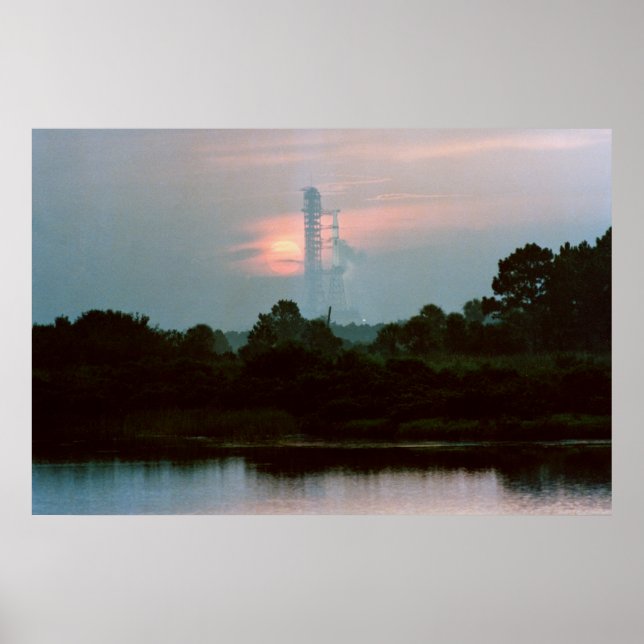 Pôster Skylab 4 no Launch Pad (Frente)