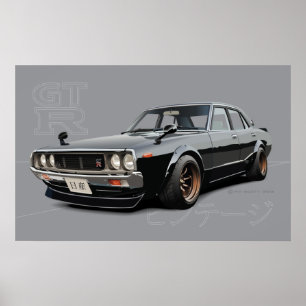 Pôster Skyline 2000GT-R de Nissan