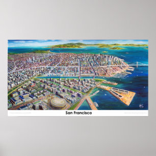 Pôster Skyline 2030 de San Francisco