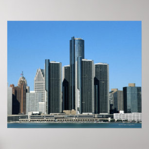 Pôster Skyline 4 de Detroit