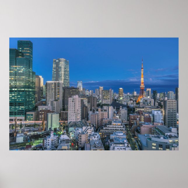 Pôster Skyline at twilight (Frente)