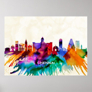 Poster Skyline Chennai