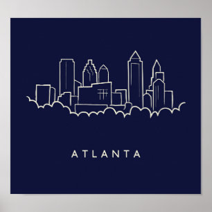 Poster Skyline de Atlanta