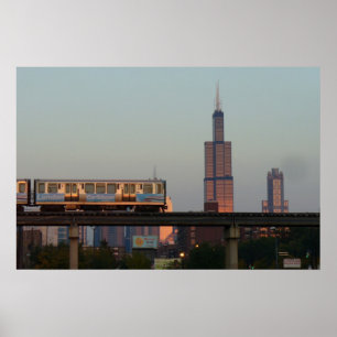 Pôster Skyline de Chicago