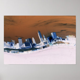 Pôster Skyline de Cleveland