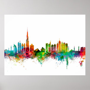 Pôster Skyline de Dubai