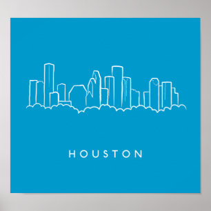 Poster Skyline de Houston