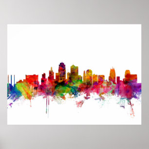 Pôster Skyline de Kansas City