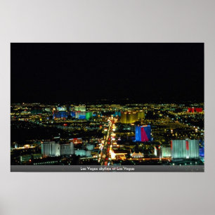Pôster Skyline de Las Vegas em Las Vegas