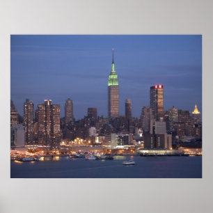 Pôster Skyline de Manhattan