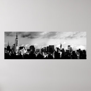Pôster Skyline de Manhattan