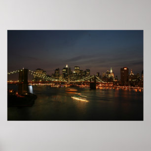 Pôster Skyline de Manhattan