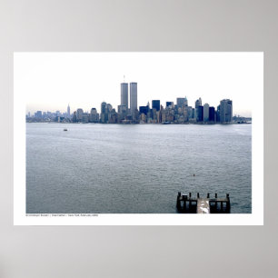 Poster Skyline de Manhattan - de New York, em fevereiro