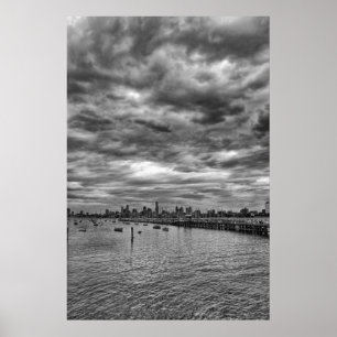 Pôster Skyline de Melbourne de St. Kilda