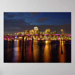 Pôster Skyline de Miami