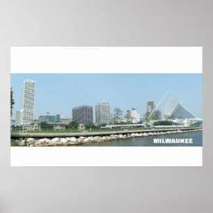 Pôster Skyline de Milwaukee