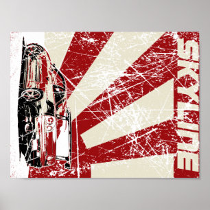 Poster Skyline de Nissan