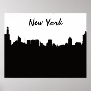 Pôster Skyline de NYC