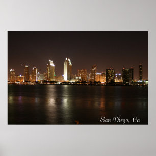 Poster Skyline de San Diego