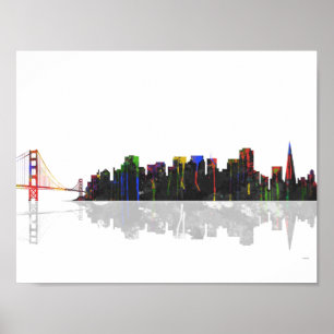 Pôster Skyline de San Francisco