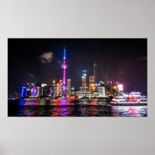 Poster Skyline de Shanghai