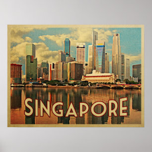 Pôster Skyline de Singapore