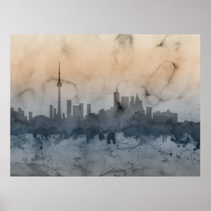 Poster Skyline de Toronto Canadá
