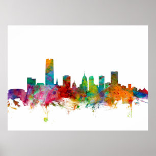 Poster Skyline do Oklahoma City