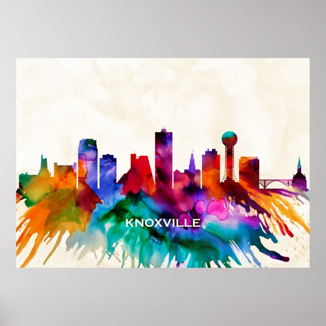 Poster Skyline Knoxville (Frente)