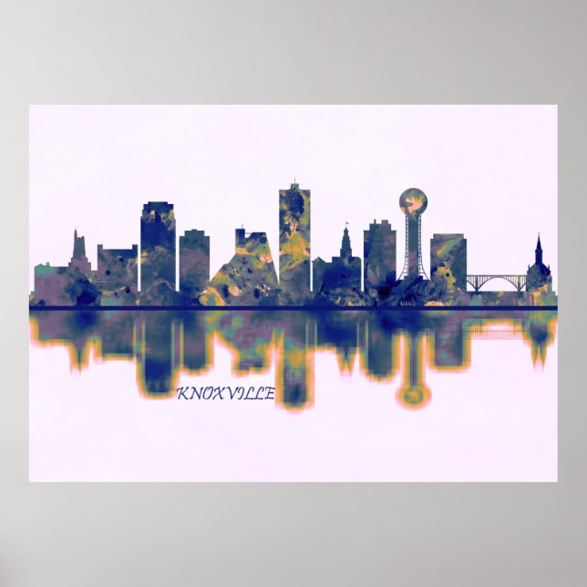 Poster Skyline Knoxville (Frente)