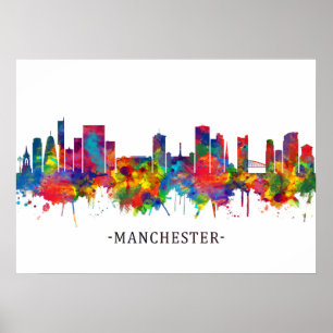 Poster Skyline Manchester