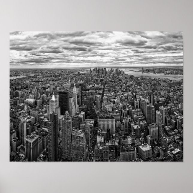 Poster Skyline Nova York (Frente)
