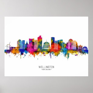 Poster Skyline Nova Zelândia