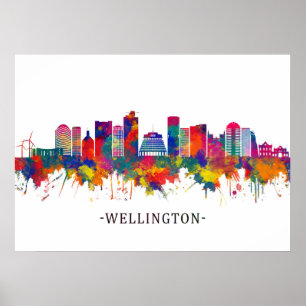 Poster Skyline Nova Zelândia