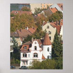 Pôster Skyline of Bamberg, Alemanha