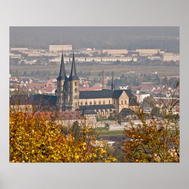 Pôster Skyline of Bamberg, Alemanha (Frente)