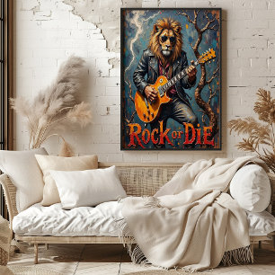 Poster Skyline Shred: A Melodia Indomada do Leão