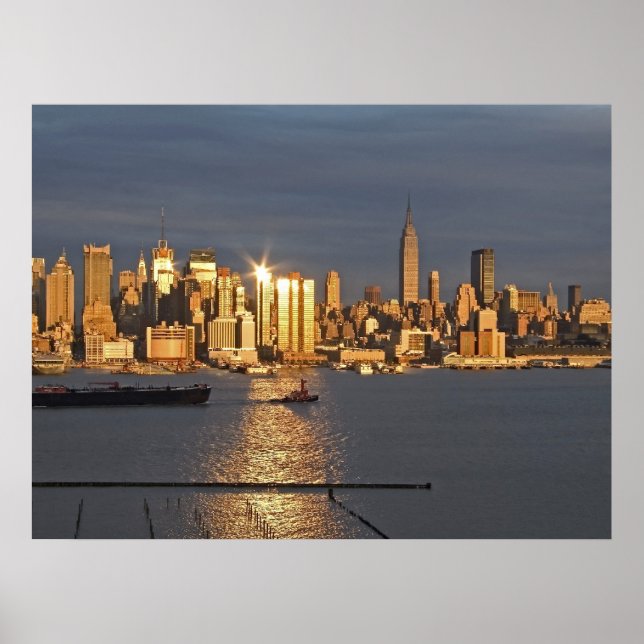 Poster Skyline Sunset (Frente)