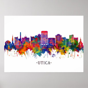 Poster Skyline Utica Nova York