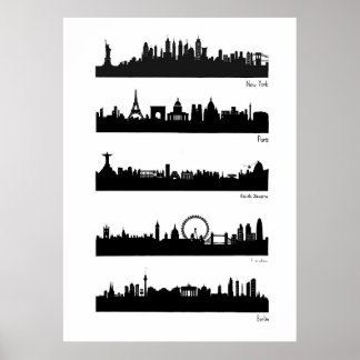 Poster Skylines - Mundo 2