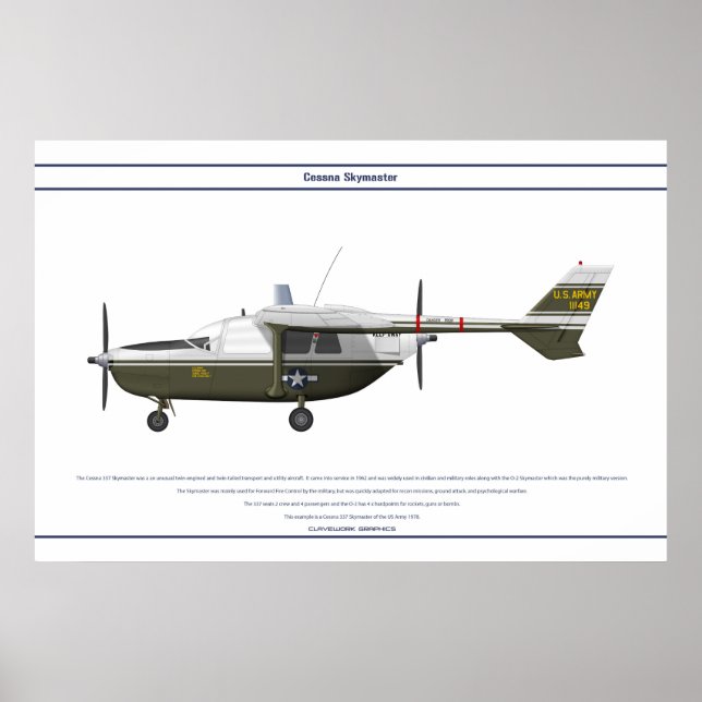 Pôster Skymaster EUA 4 (Frente)